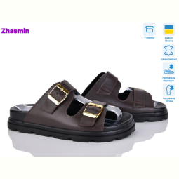 Шлепки Zhasmin 4509 шокол.ш.