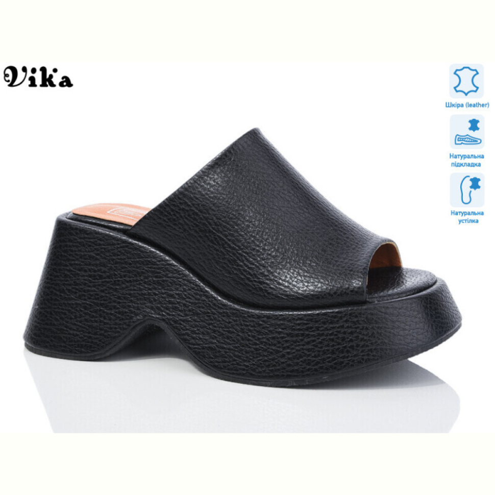 Шлепки Vika DH2888-1 black