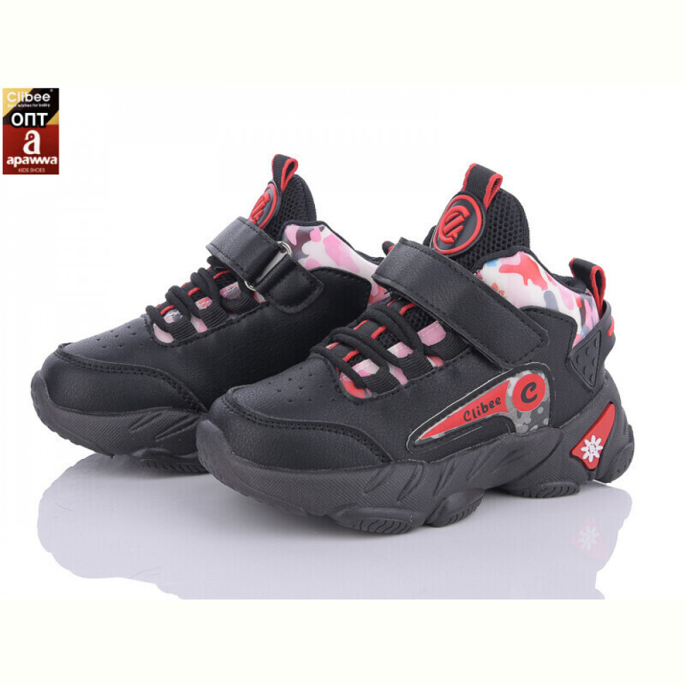 Кроссовки Clibee E79 black-red