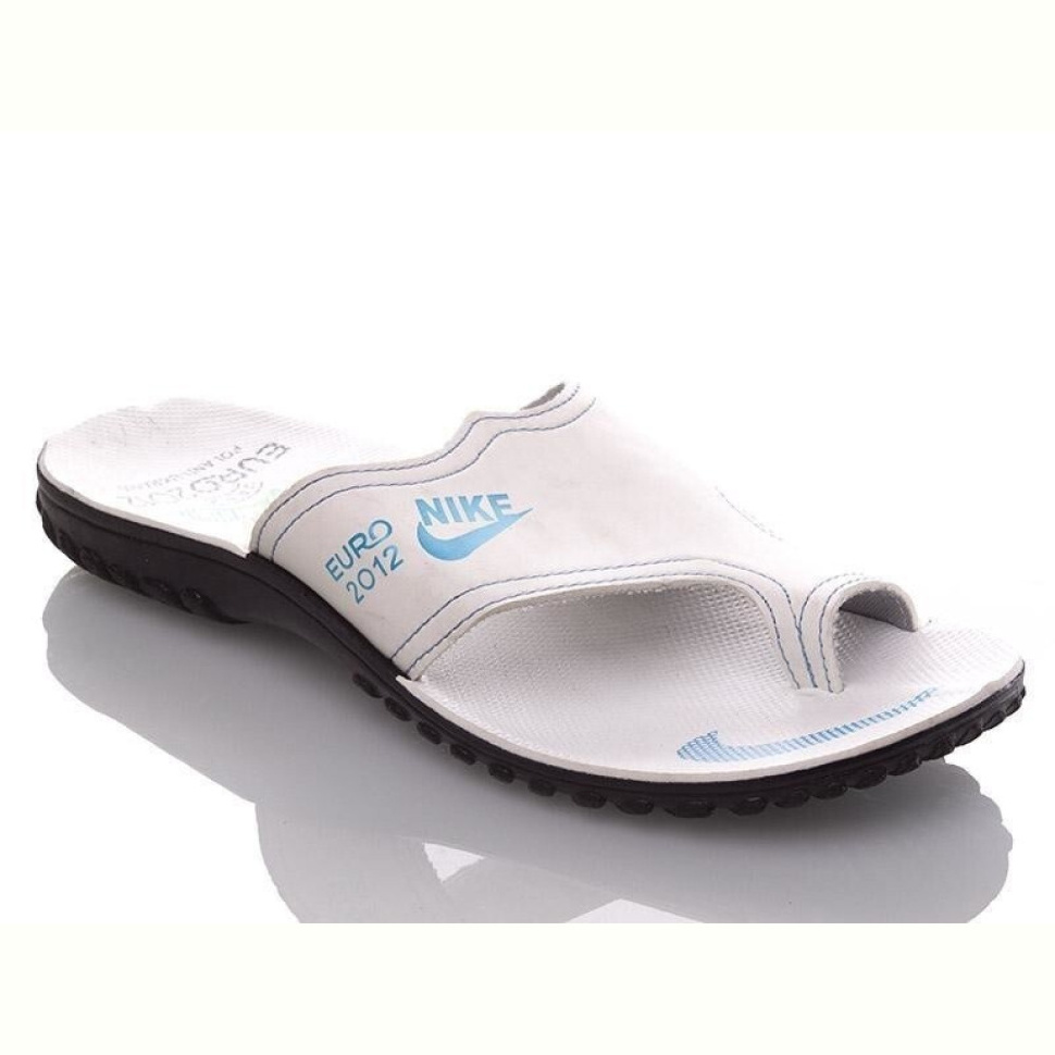 Шлепки DeMur MN white-blue P