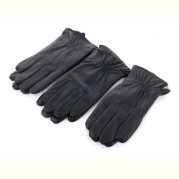 Перчатки RuBi R204М кожзам-махра black