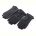 Перчатки RuBi R204М кожзам-махра black