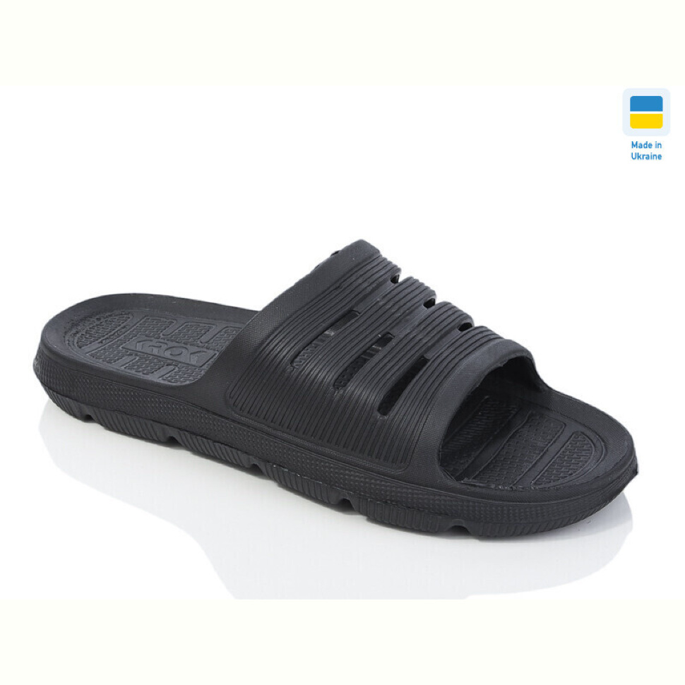 Шлепки Lot Shoes N72 чорний