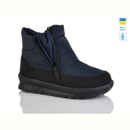 Ботинки Selena 114 синій однотон.