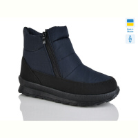 Ботинки Selena 114 синій однотон.