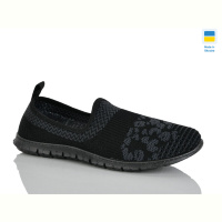 Слипоны DeMur 6597 чорний