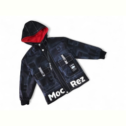 Куртка Kids-modnik A8816 чорна з червоним