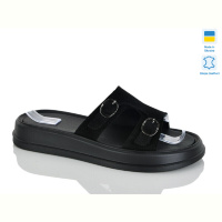 Шлепки Sali 11 чорний з.