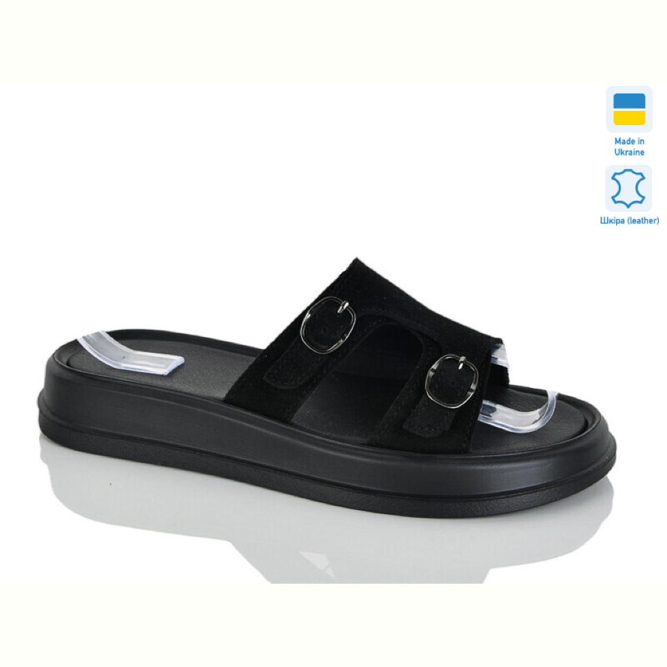 Шлепки Sali 11 чорний з.