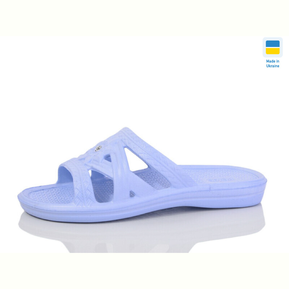 Шлепки Lot Shoes Кам. стар блакитний