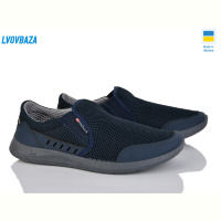 Слипоны Lvovbaza Paolla А1 сітка синій