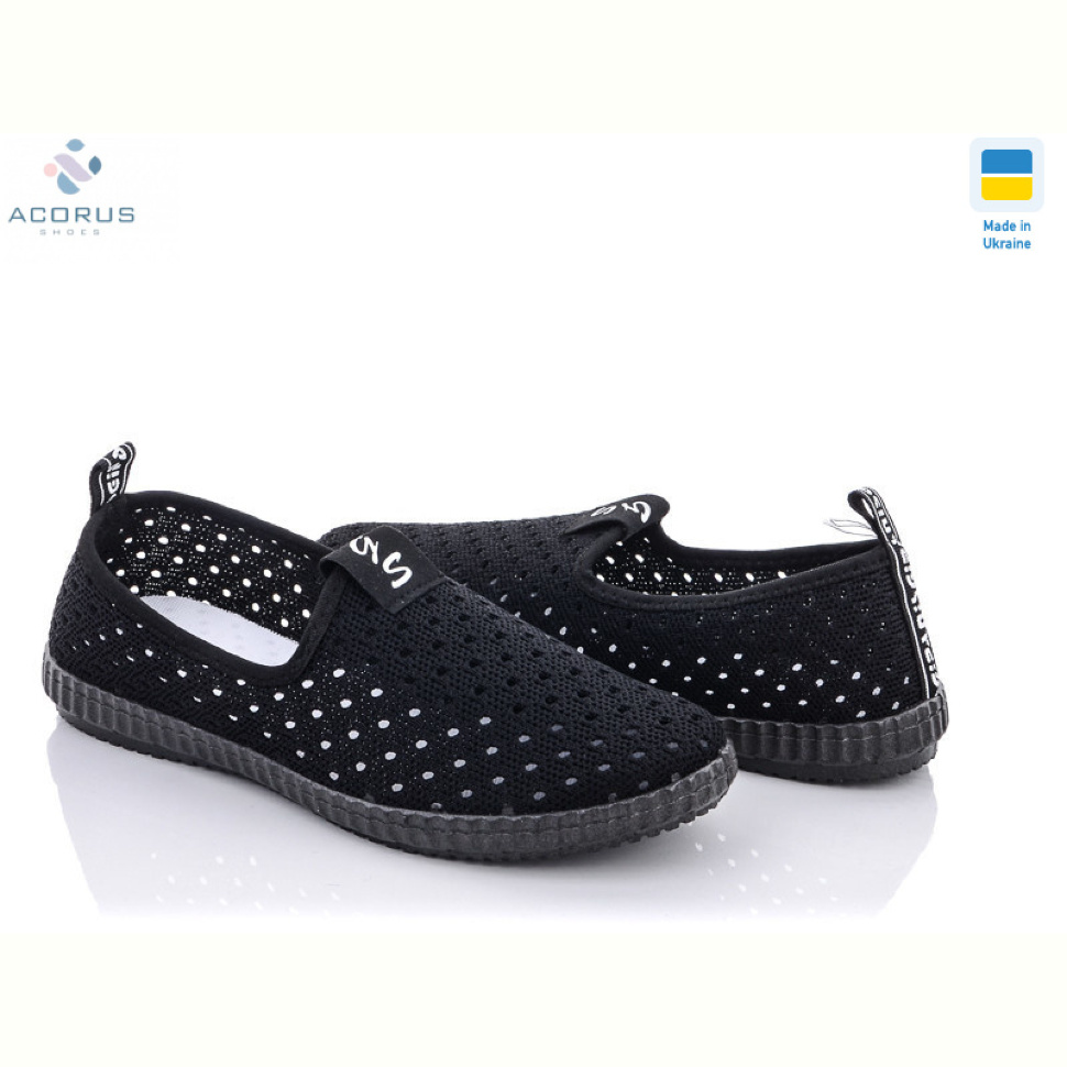 Слипоны Acorus 526 Гипанис черный