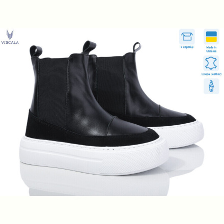 Ботинки Viscala 27119 ч.ш.VL-216 б. зима