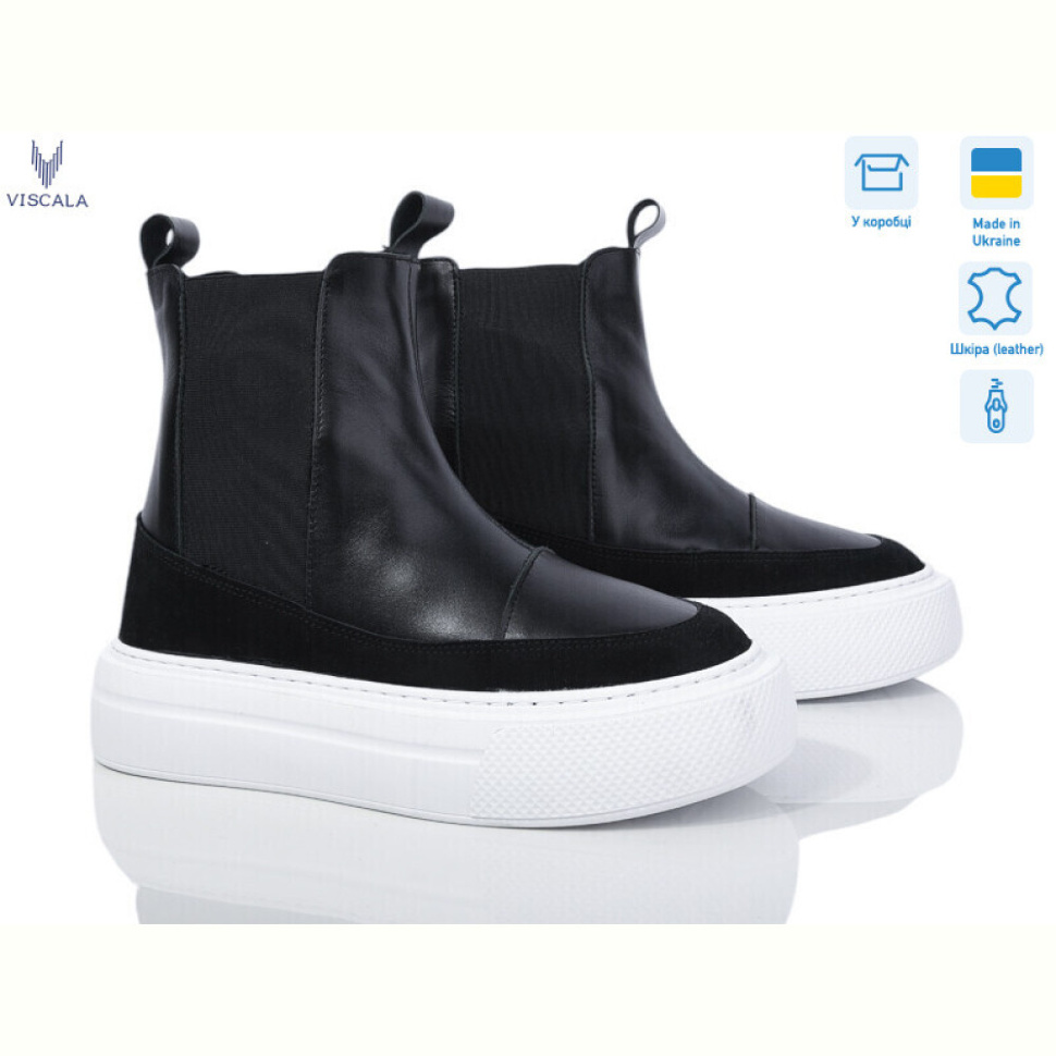 Ботинки Viscala 27119 ч.ш.VL-216 б. зима