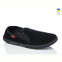 Слипоны Lot Shoes Вельвет Харків чорний