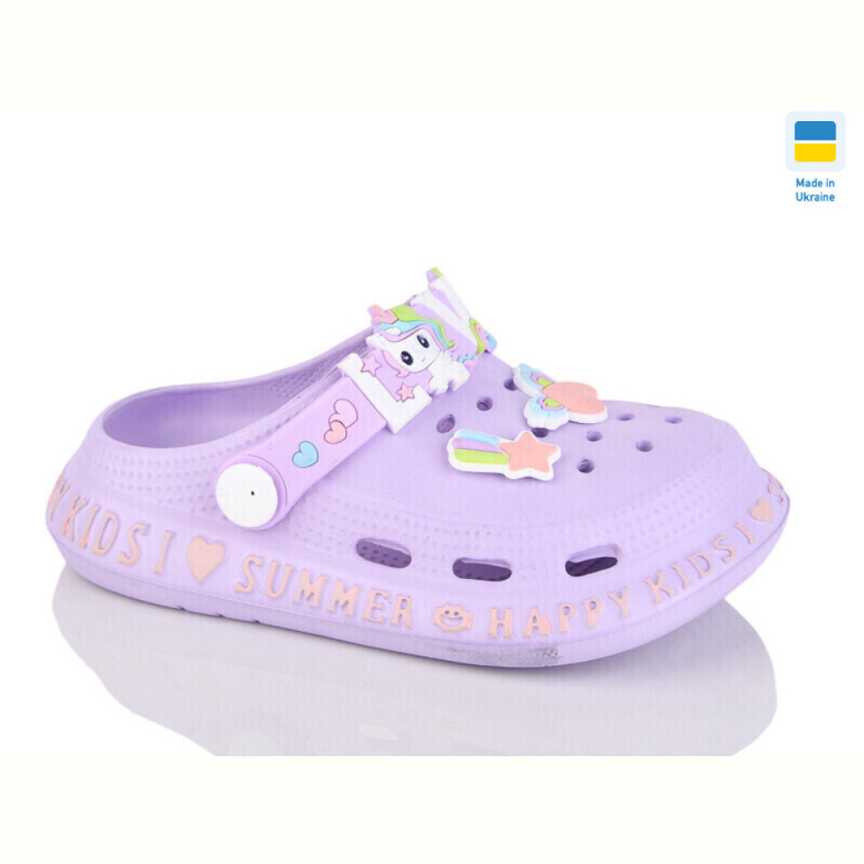 Кроксы DeMur 005 бузковий