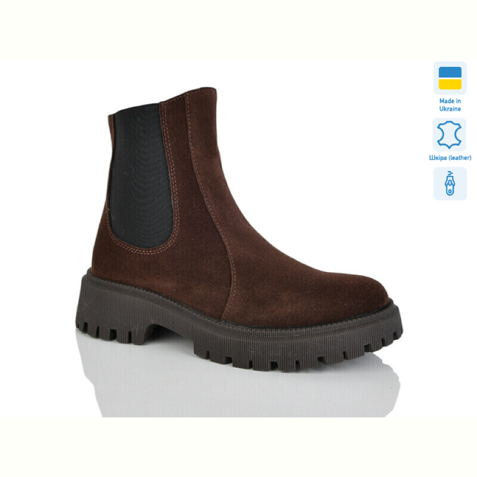 Ботинки Sali 187 шоколад. з. зима