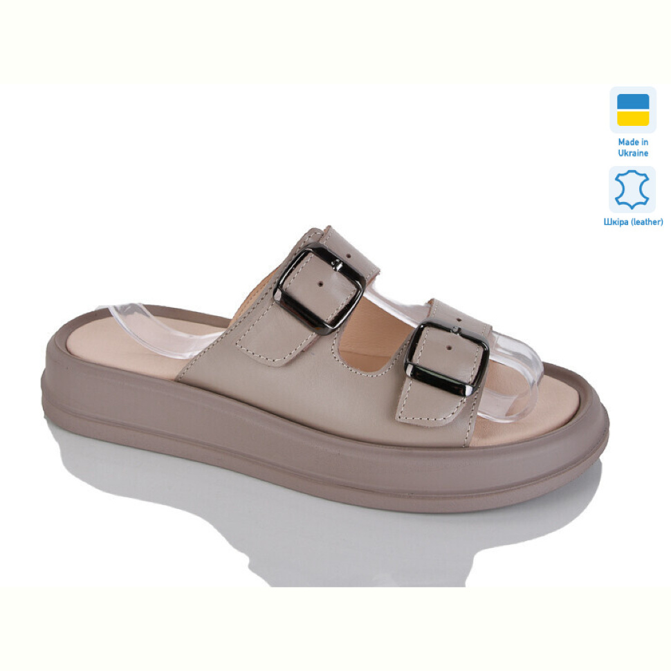 Шлепки Sali 91 капучино к.