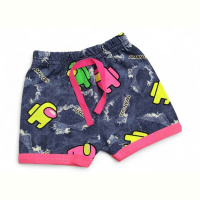 Шорты Kids-modnik 4838 сіро-рожевий