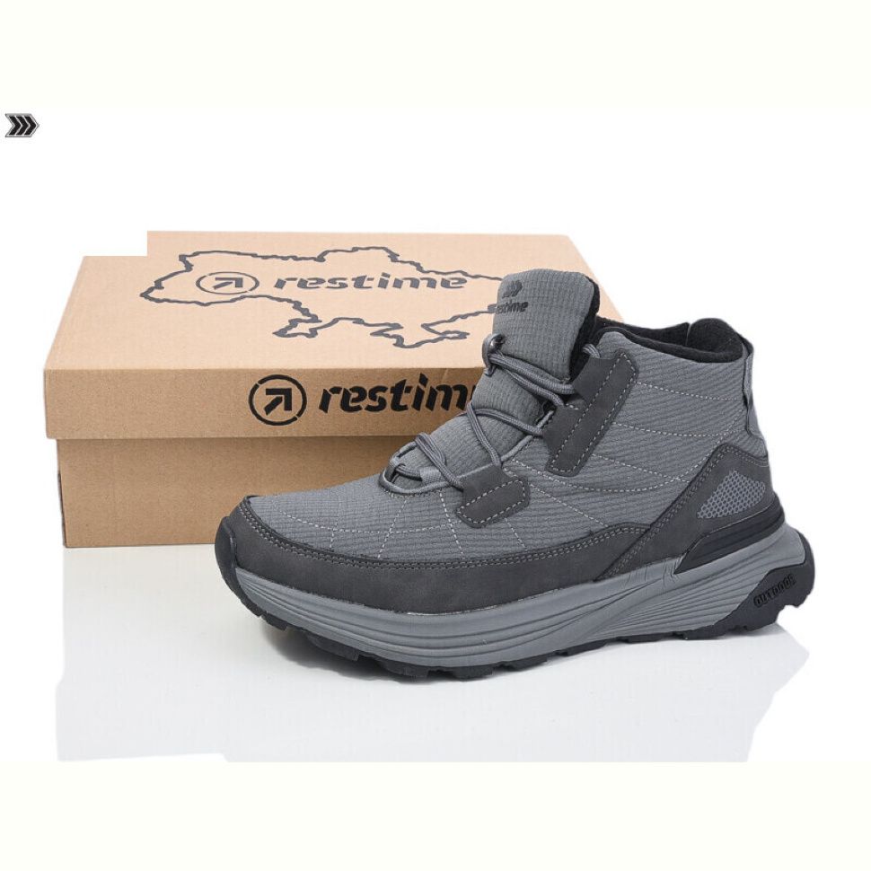 Ботинки Restime HMZ24393 grey Ботинки Restime HMZ24393 grey