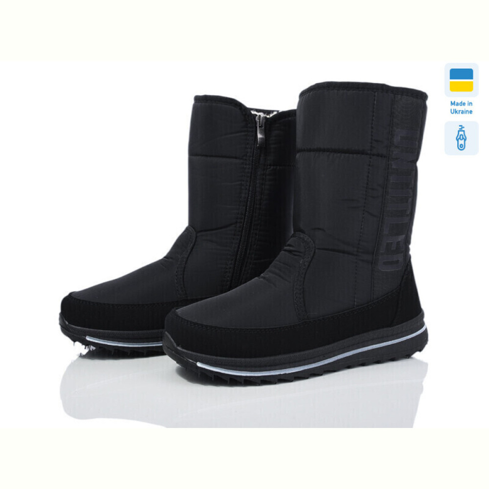 Дутики Paolla 3134 чорний Дутики Paolla 3134 чорний