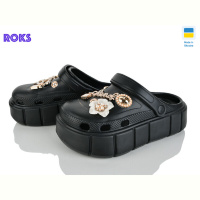 Кроксы Roks 152-2-8 чорний