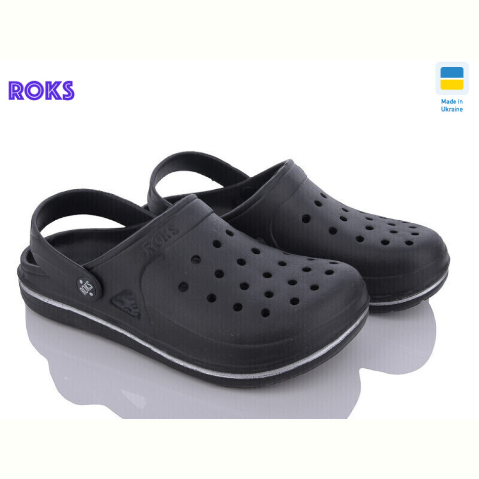Кроксы Roks Roksol 753 чорний