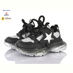 Кроссовки Clibee-Doremi N610B black фліс