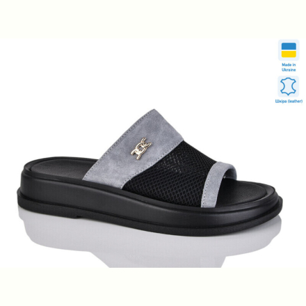 Шлепки Sali 230 сір.з.-т.