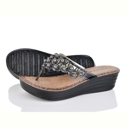 Шлепки Makers Shoes 7700 чорний