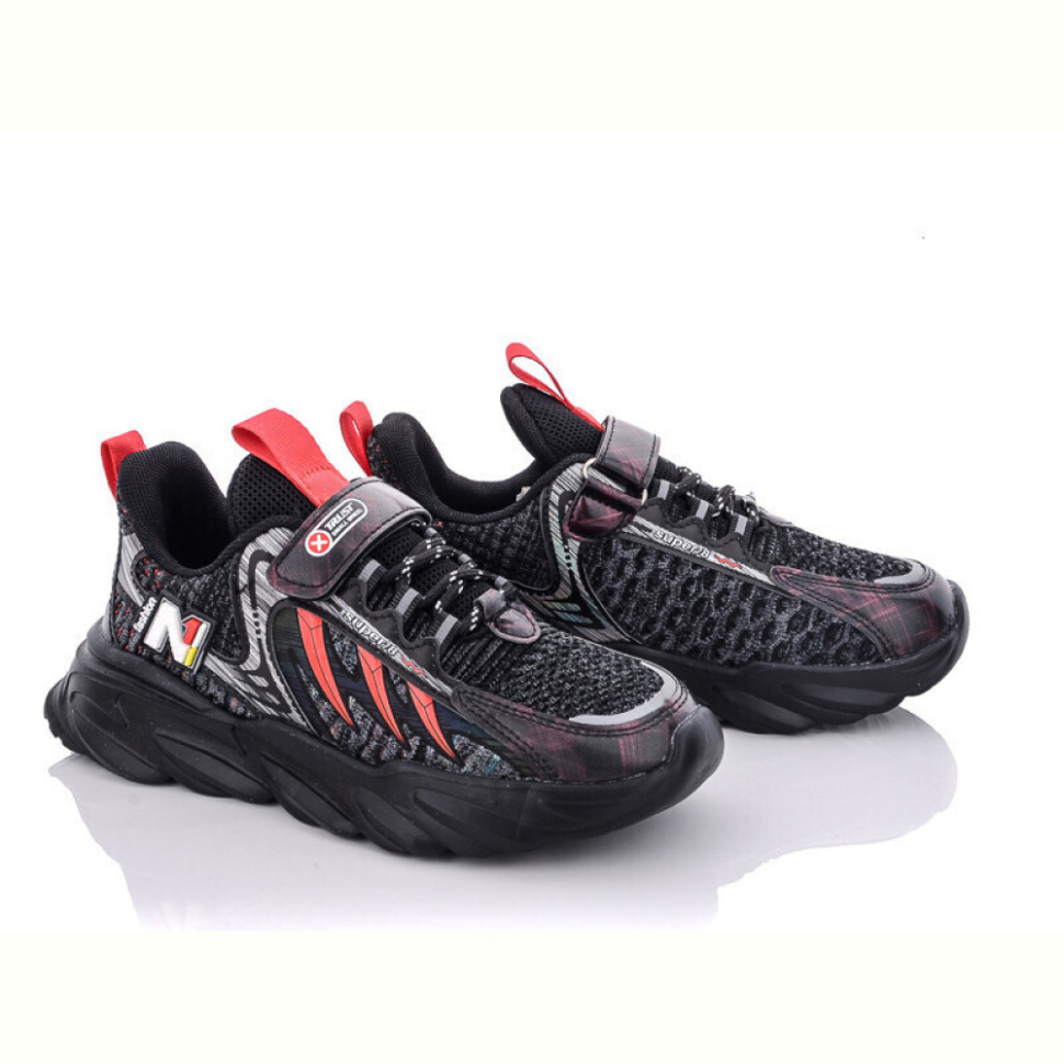 Кроссовки Violeta G18(5022) black-red