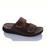 Шлепки Oscar 01-16 корич.мікс