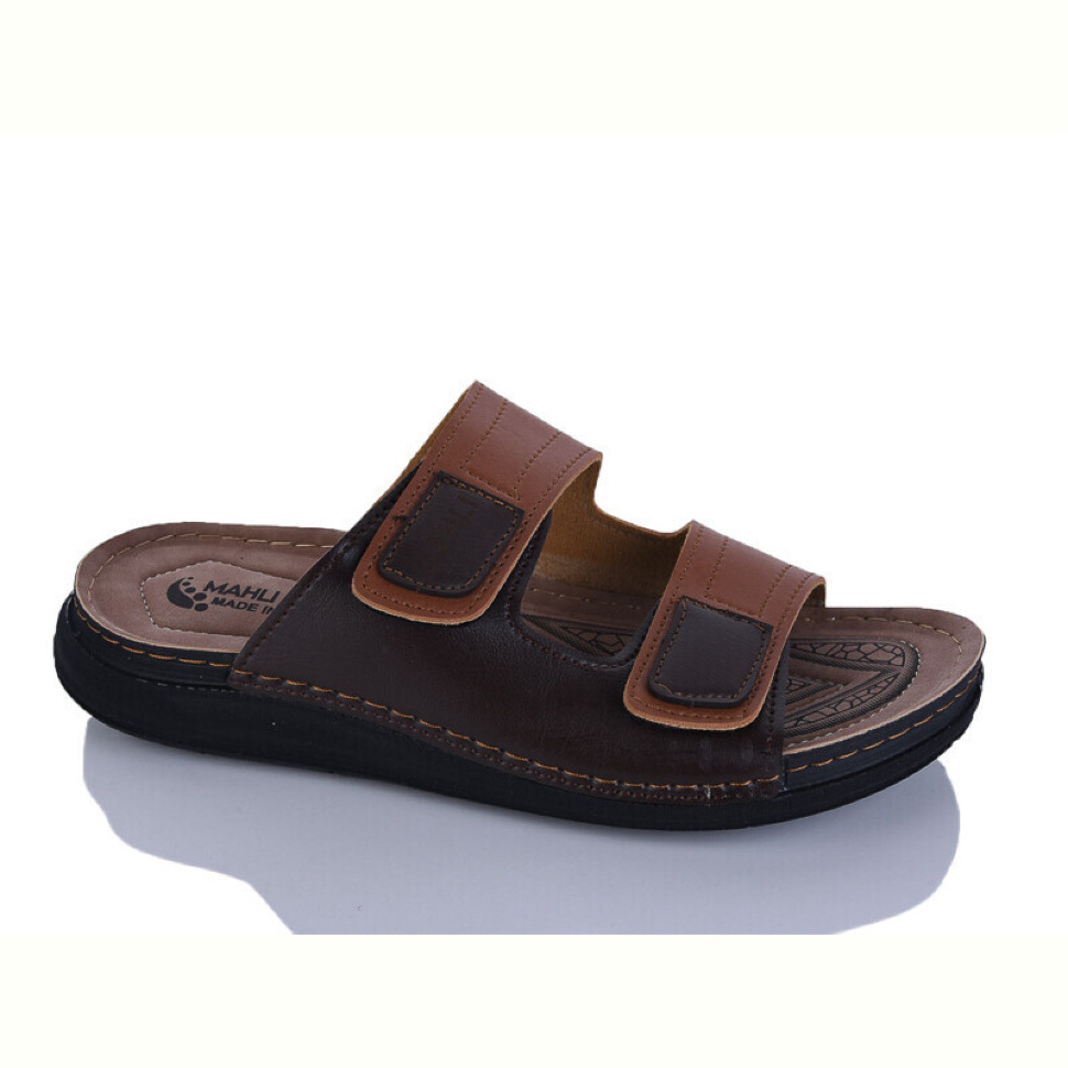 Шлепки Oscar 01-16 корич.мікс