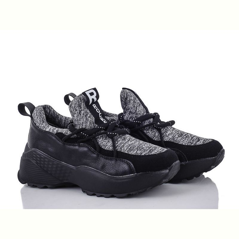 Кроссовки Class Shoes 18-10 черно-серый