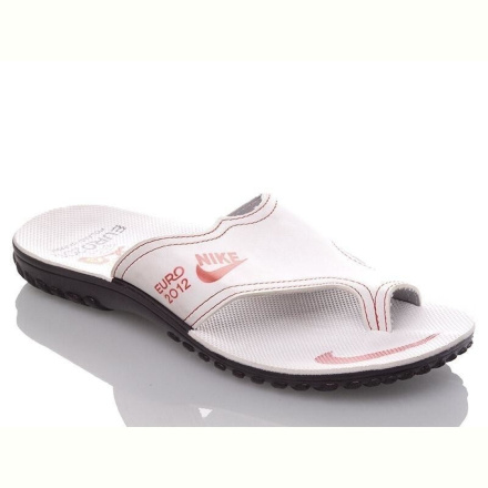 Шлепки DeMur MN white-bordo P