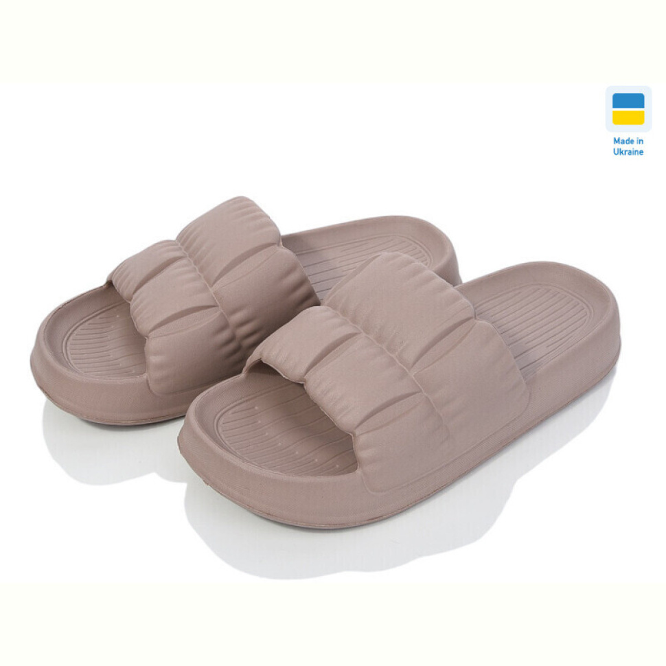 Шлепки Vladimir Крок С95 св.коричневий