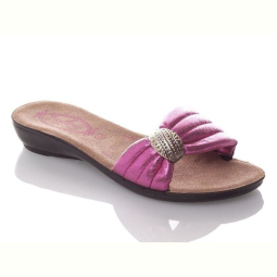 Шлепки DeMur W7152-fuchsia