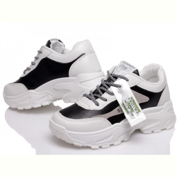 Кроссовки Prime-Opt Prime N131-1 white-black(36-40)