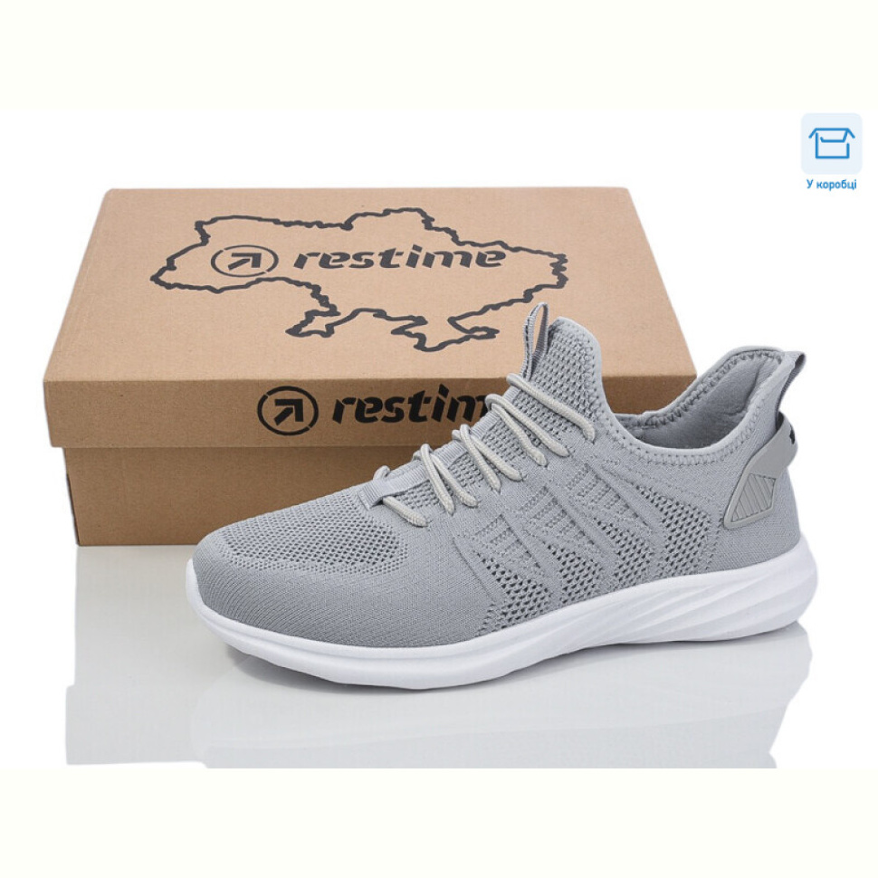 Кроссовки Restime AML25968 grey
