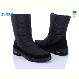 Сапоги Lvovbaza Progress 3409 черные стразы old