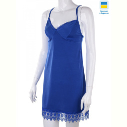 Ночная рубашка Nadia &amp; Natali 8288 d.blue батал