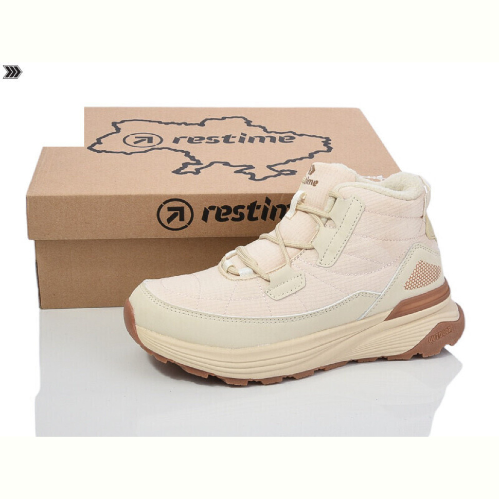 Ботинки Restime HWZ24393 beige Ботинки Restime HWZ24393 beige