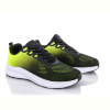Кроссовки Violeta 24-152 green-black