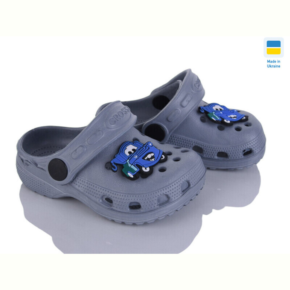 Кроксы Vladimir Cross H1 сірий