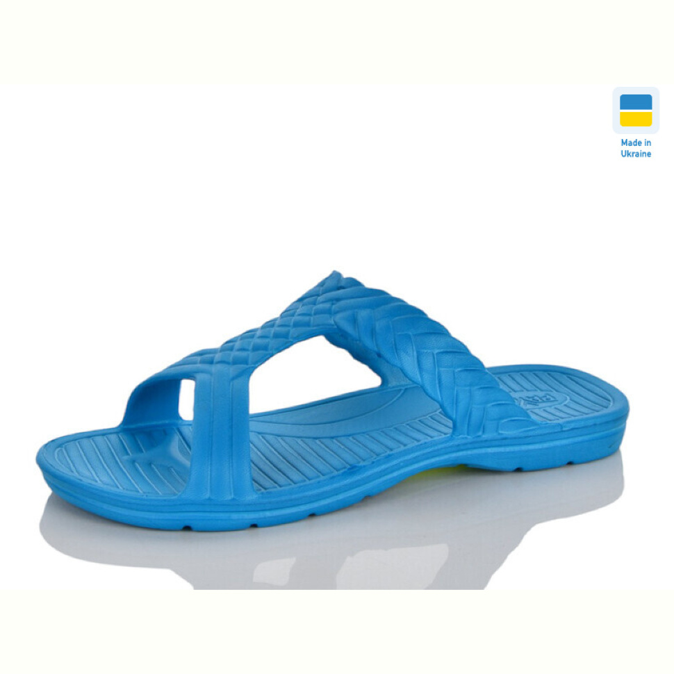 Шлепки SANLIN 2 Плетінка бірюза