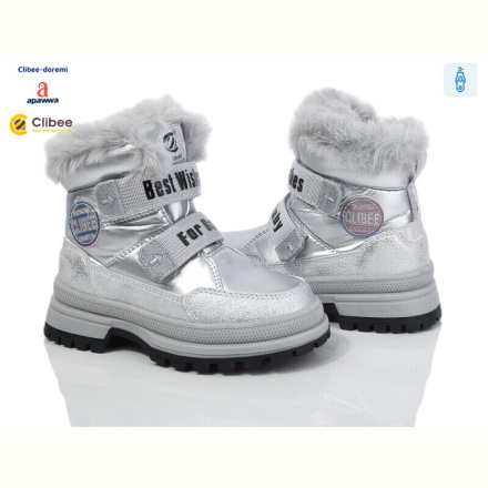 Ботинки Clibee-Doremi HB315 silver