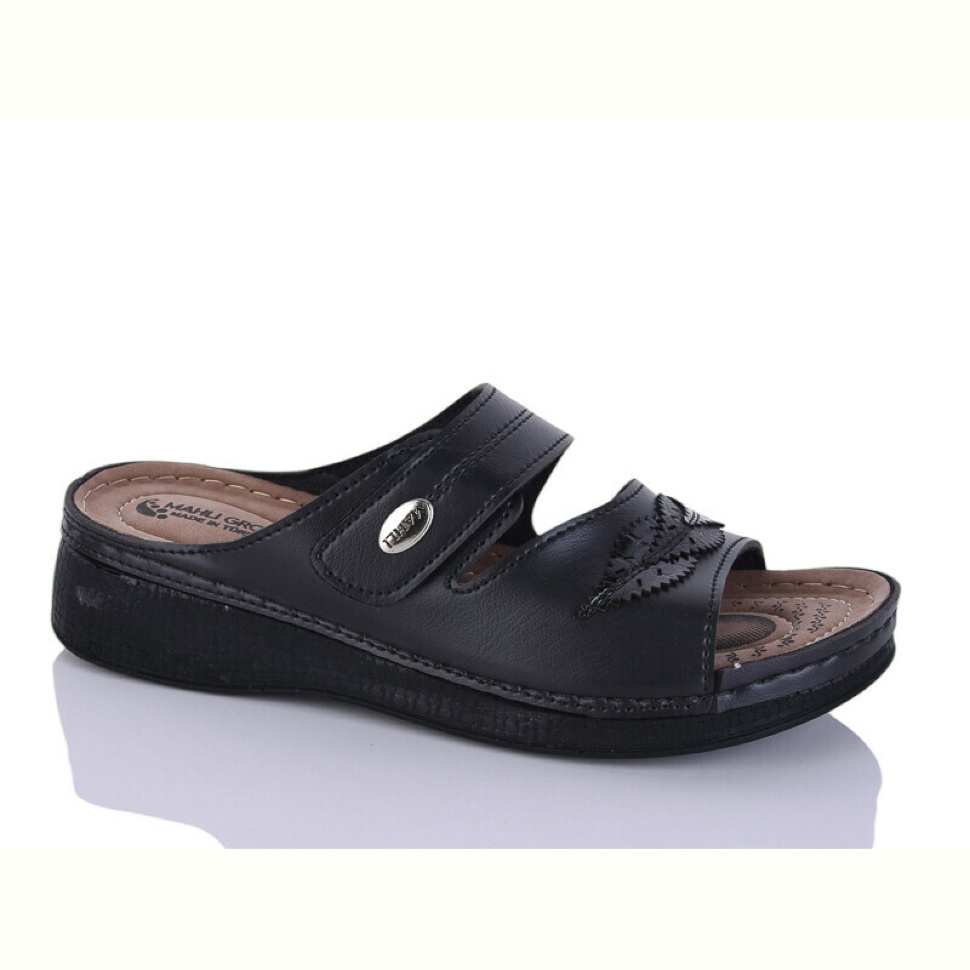 Шлепки Sali-2 09-86 чорний к.