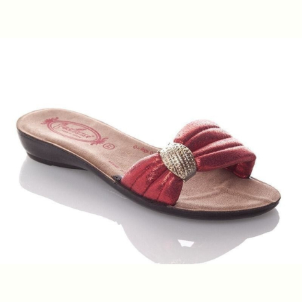 Шлепки DeMur W7152-red