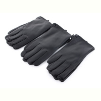 Перчатки RuBi R201М кожзам-махра black
