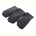 Перчатки RuBi R201М кожзам-махра black